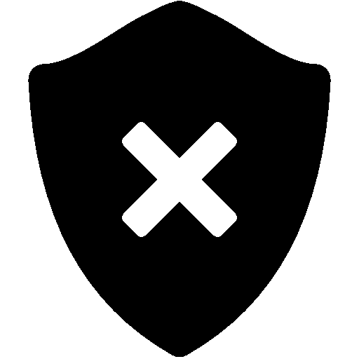 Security Delete Shield Icon Windows Iconset