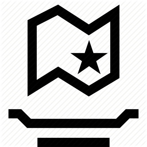 Favorite, Map, Star Icon