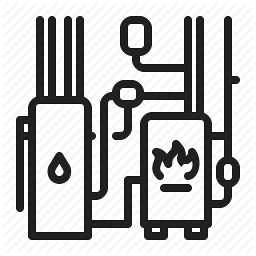 Boiler, Heating, Room, Water Icon