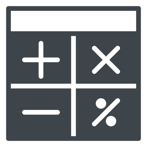 School Calculator Flat Icon