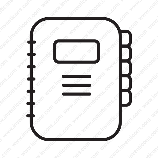 Download Person,profile,book,address Book,contact Icon Inventicons