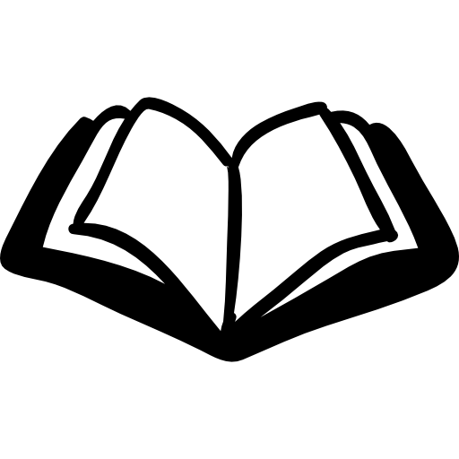 Book Hand Drawn Opened Tool Icons Free Download