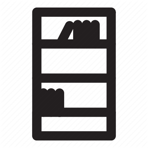 Bookcase, Furniture, Read Icon