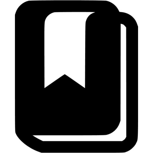 Black Bookmark Icon