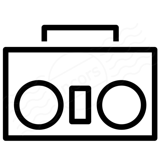 Iconexperience I Collection Boombox Icon