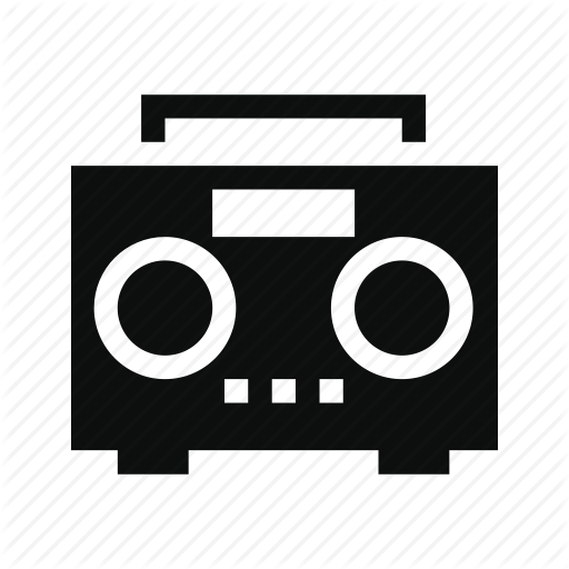 Boombox, Electronics, Music, Play, Player, Radio, Technology Icon