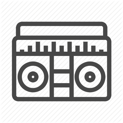 Audio, Boombox, Cassette Player, Media, Music, Sound, Speaker Icon