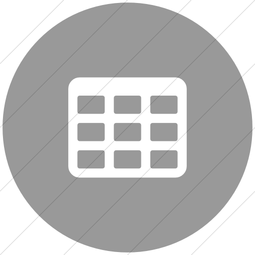 Flat Circle White On Light Gray Bootstrap Font Awesome