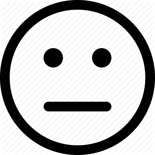 Bored Smiley Face