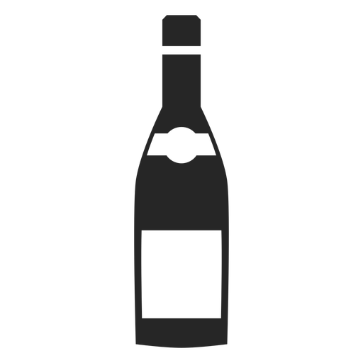 Wine Bottle Flat Icon