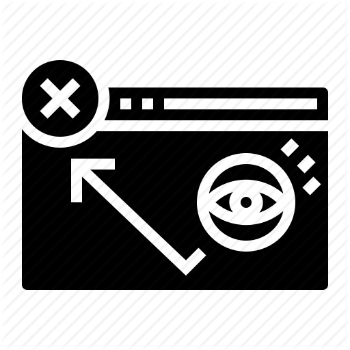 Bounce Rate, Browser, Click, Close, View, Website Icon