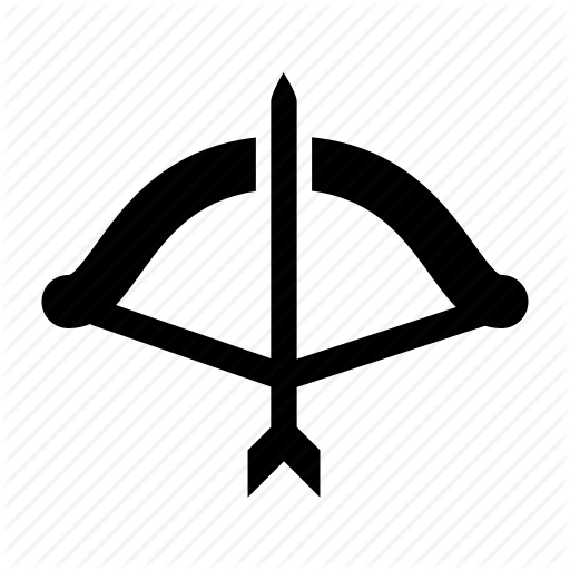 Arrow, Bow, War, Weapon Icon