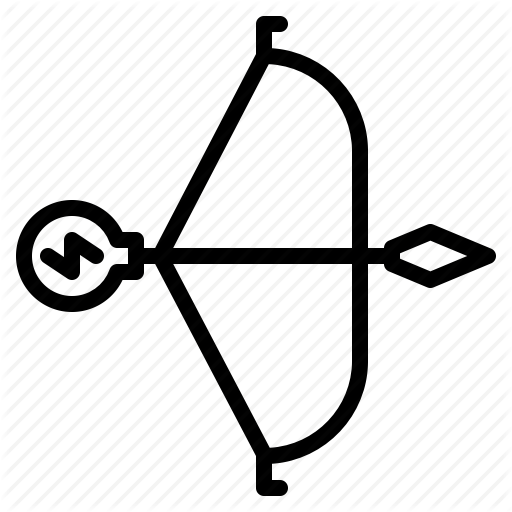 Bow And Arrow Outline