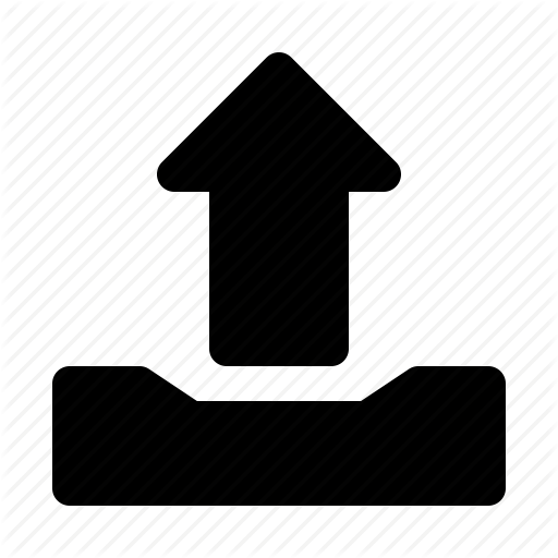 Arrow, Box, Cloud, Mail, Upload Icon
