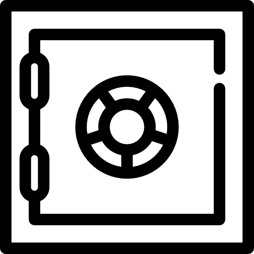 Bank Safe Box Icon Ventures Freepik