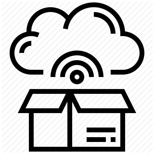 Box, Cloud, Communication, Storage, Wireless Icon