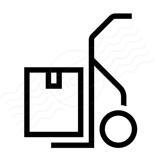 Iconexperience I Collection Hand Truck Box Icon