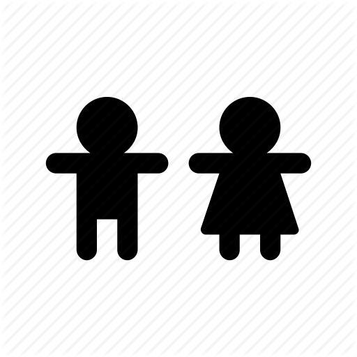 Boy, Child, Children, Girl Icon