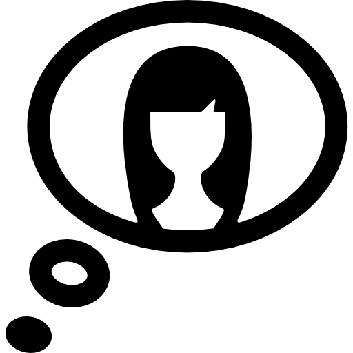 Thinking About The Girl Icons Free Download