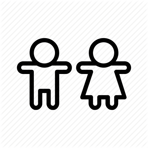 Boy, Child, Children, Girl Icon