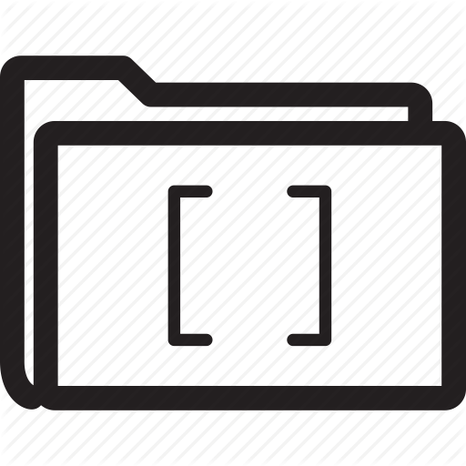 Brackets, Folder Icon
