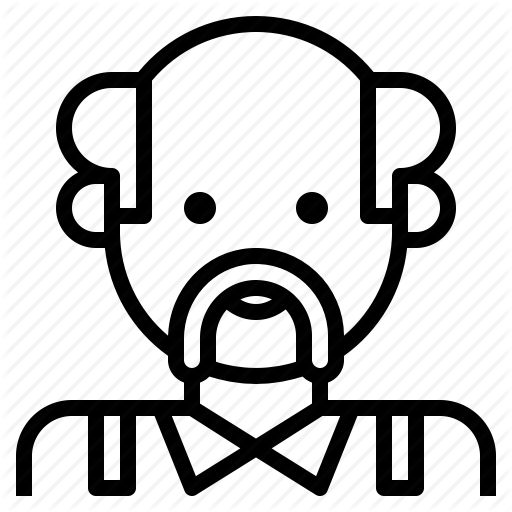 Avatar, Bald, Grey, Hair, Man, Mustache, Old Icon