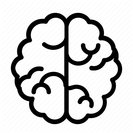 Brain, Icon, Isolated, Vector Icon