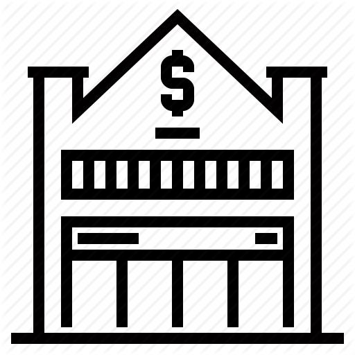 Bank, Branch, Building, Finance, Money, Office Icon