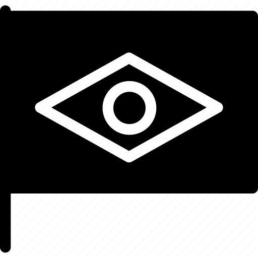 Brazil, Country, Flag, Nation, National, State, Wave Icon