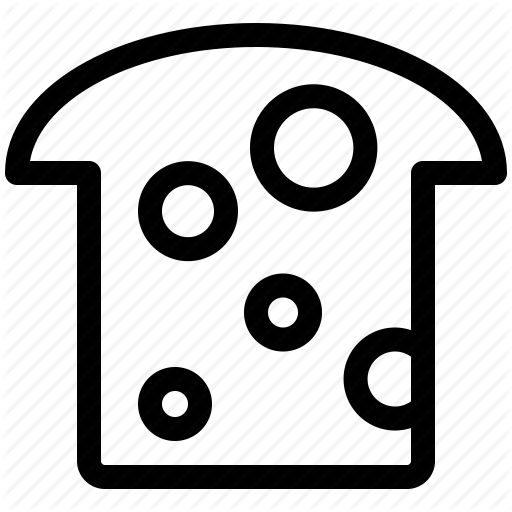 Bread, Eat, Food, Slice Icon