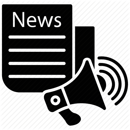 Breaking News, Megaphone, News, News Announcement, Newspaper Icon