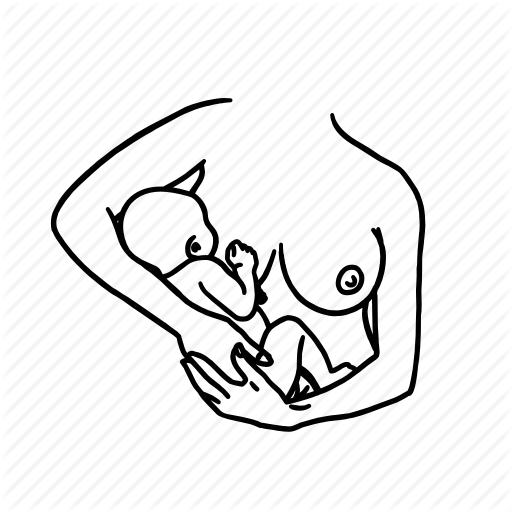 Baby, Breast, Breastfeeding, Feeding, Mother, Nursing, Woman Icon