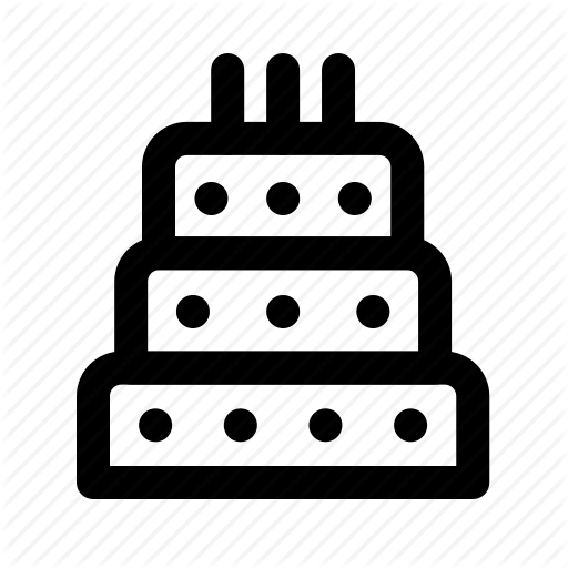 Cake, Love, Romance, Wedding Icon