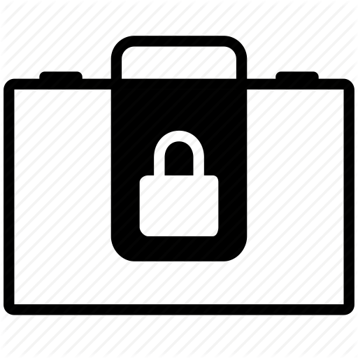 Bag, Briefcase, Case, Line, Lock, Locked, Password, Private