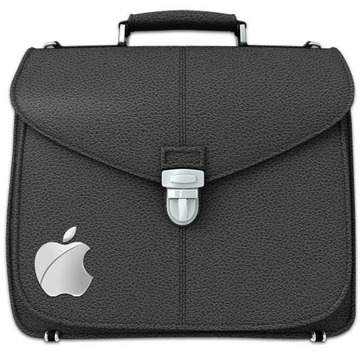 Briefcase Folder Black Icon