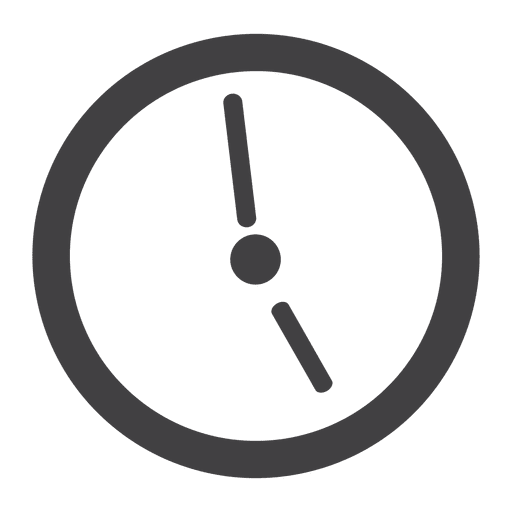 Flat Clock Icon