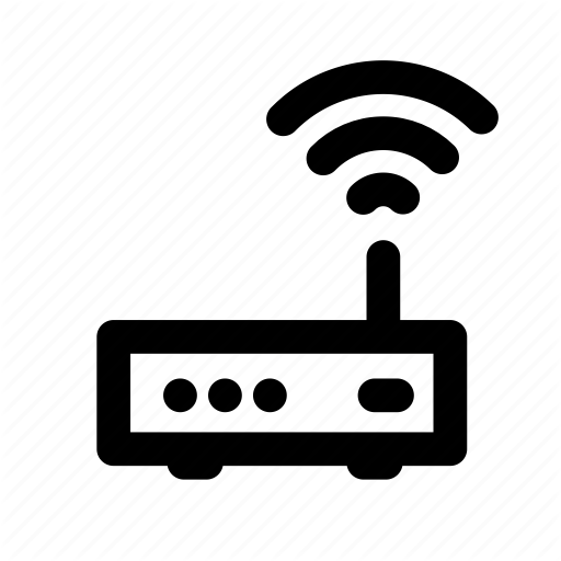 Broadband, Internet, Modem, Router, Wireless Icon