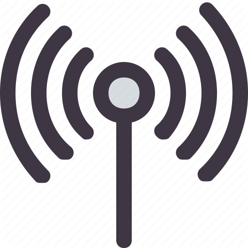 Broadcast, Radio, Signal Icon