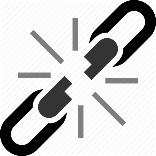 Broken, Chain, Link, Url Icon