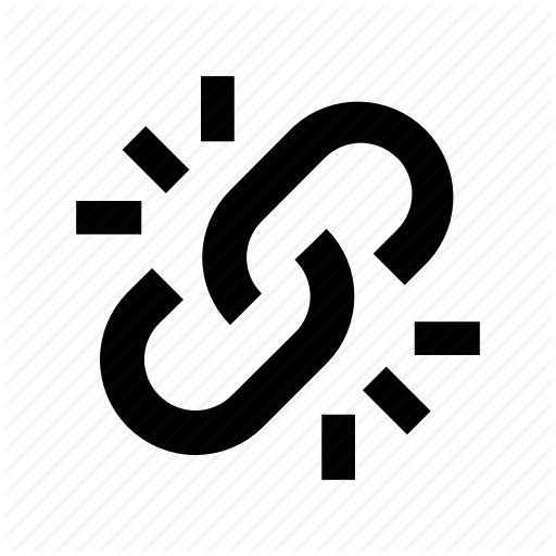 Broken, Chain, Link Icon