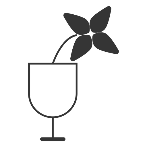 Flower In A Glass Icon