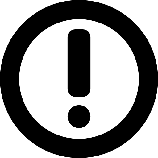 Exclamation Sign In A Circle Icons Free Download