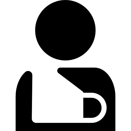 Person With Broken Arm Icons Free Download