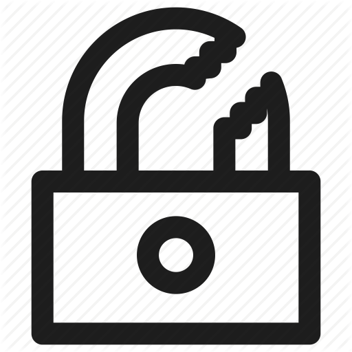 Broken, Padlock, Protection, Security, Unlock Icon