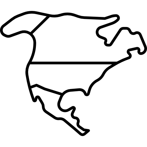 North America Icons Free Download