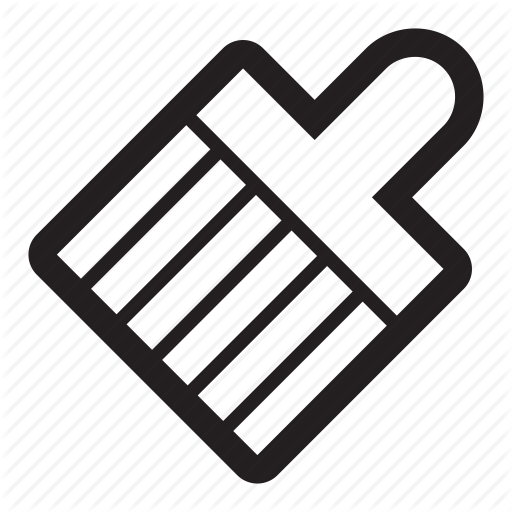 Broom, Brush, Clean, Clear, Paint, Sweep Icon