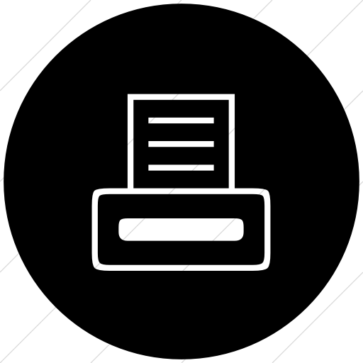 Computer Printer Png Black And White Transparent Images