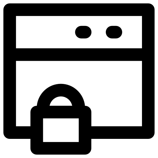 Browser Icon Security Tools Vectors Market