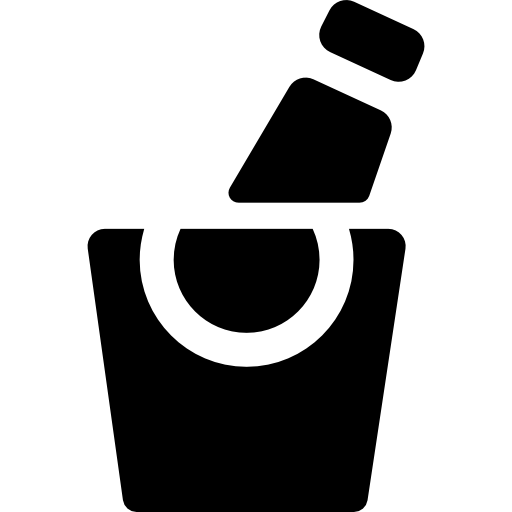 Bottle In Bucket Icon Hotel Signals Freepik