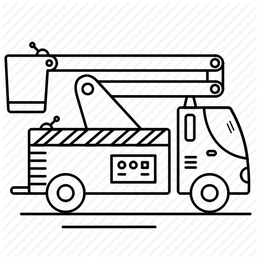 Bucket, Construction, Repair, Truck Icon